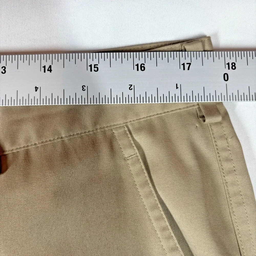 Nike Golf Pants Mens 34x32 Khaki Fit Dry Flat Front Straight Leg 319685-235
